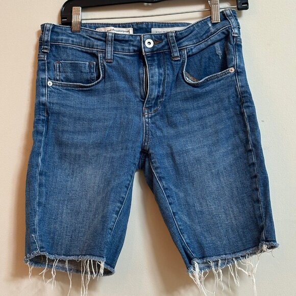 Pilcro by Anthropologie High-Rise Denim Cutoff Shorts – Size 27 - Picture 1 of 2